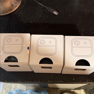 Compact Black outdoor Camera by blink